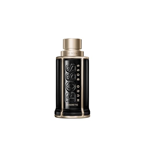 Hugo Boss The Scent Magnetic Eau de Parfum – Ambery Men's Cologne – With Notes of Maninka Fruit & Vanilla – Luxury Perfumes for Men – Long Lasting