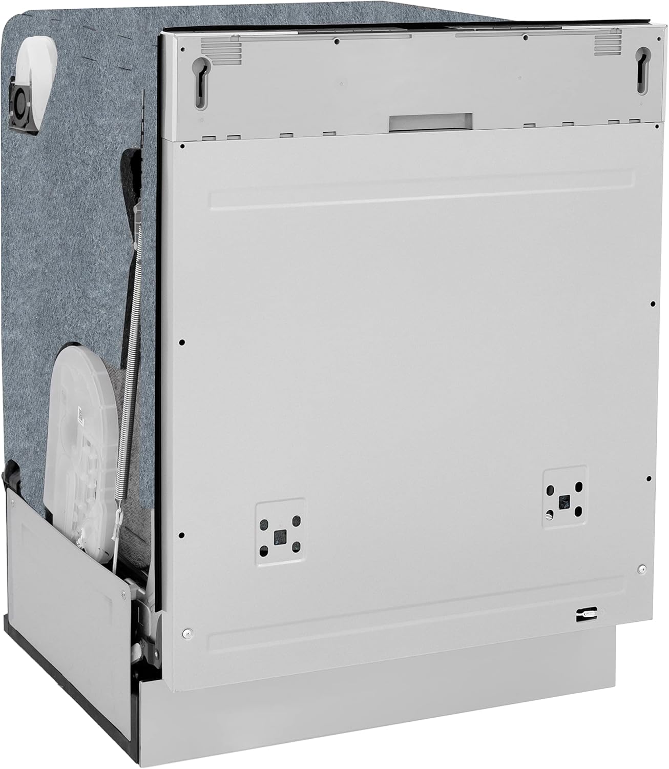 ZLINE 24" Monument Series 3rd Rack Top Touch Control Dishwasher in Custom Panel Ready with Stainless Steel Tub, 45dBa (DWMT-24)