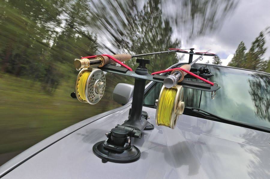 Sumo Suction Mount Rod Carrier
