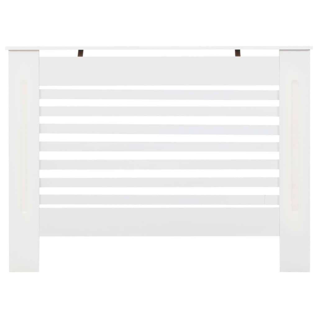 vidaXL Radiator Cover White 59.8x22x7.5x22x32.1x22 MDF