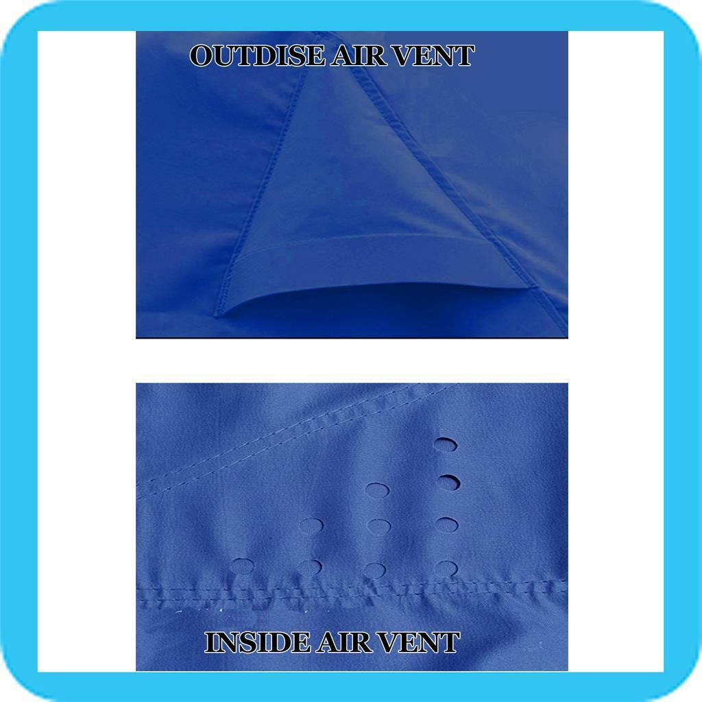 BLUE, GREAT QUALITY BOAT COVER Compatible for ALUMACRAFT PHANTOM V-185 1996