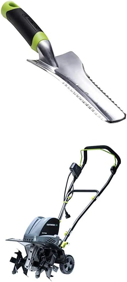 Earthwise TC70016 16-Inch 13.5-Amp Corded Electric Tiller/Cultivator, Grey