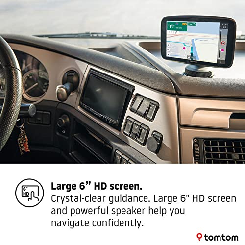 TomTom Truck GPS GO Expert, 7 Inch HD Screen, with Custom Truck Routing and POIs, Traffic Congestion Thanks to TomTom Traffic, World Maps