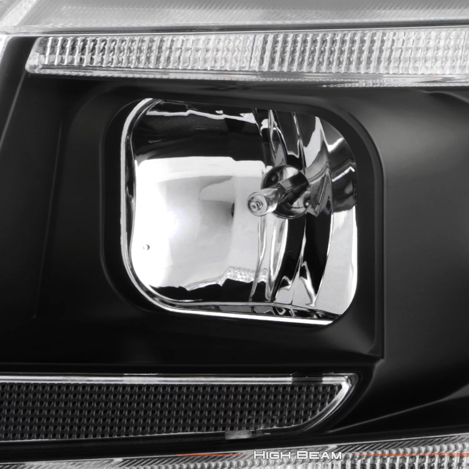 AKKON - Fits 2011-2013 Jeep Grand Cherokee [HID/Xenon Type] LED Tube Bar Projector Black Headlights Pair w/ Sequential Signal