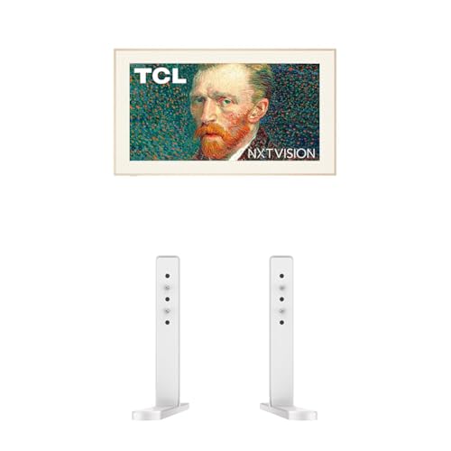 TCL 65-Inch Class NXTVISION Series QLED 4K UHD Google Smart TV Canvas Style Art Frame TV - QLED, 120hz, Matte Anti-Glare Screen, Free Bezel and Frame