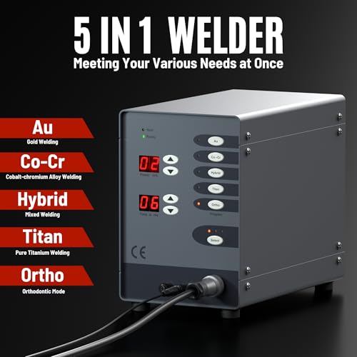 Automatic Jewelry Welder, CNC Spot Welder Machine 110V 100W, Pulse Argon Arc Permanent Jewelry Welding Kit
