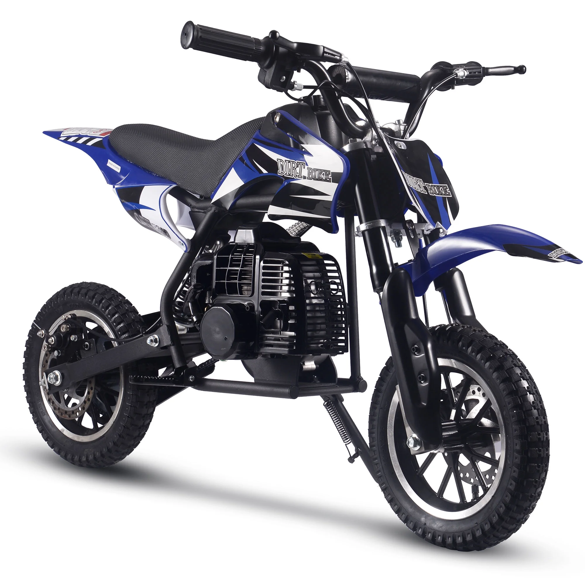 MotoTec DB-01 50cc 2-Stroke Kids Gas Dirt Bike Blue - Radiant Selections