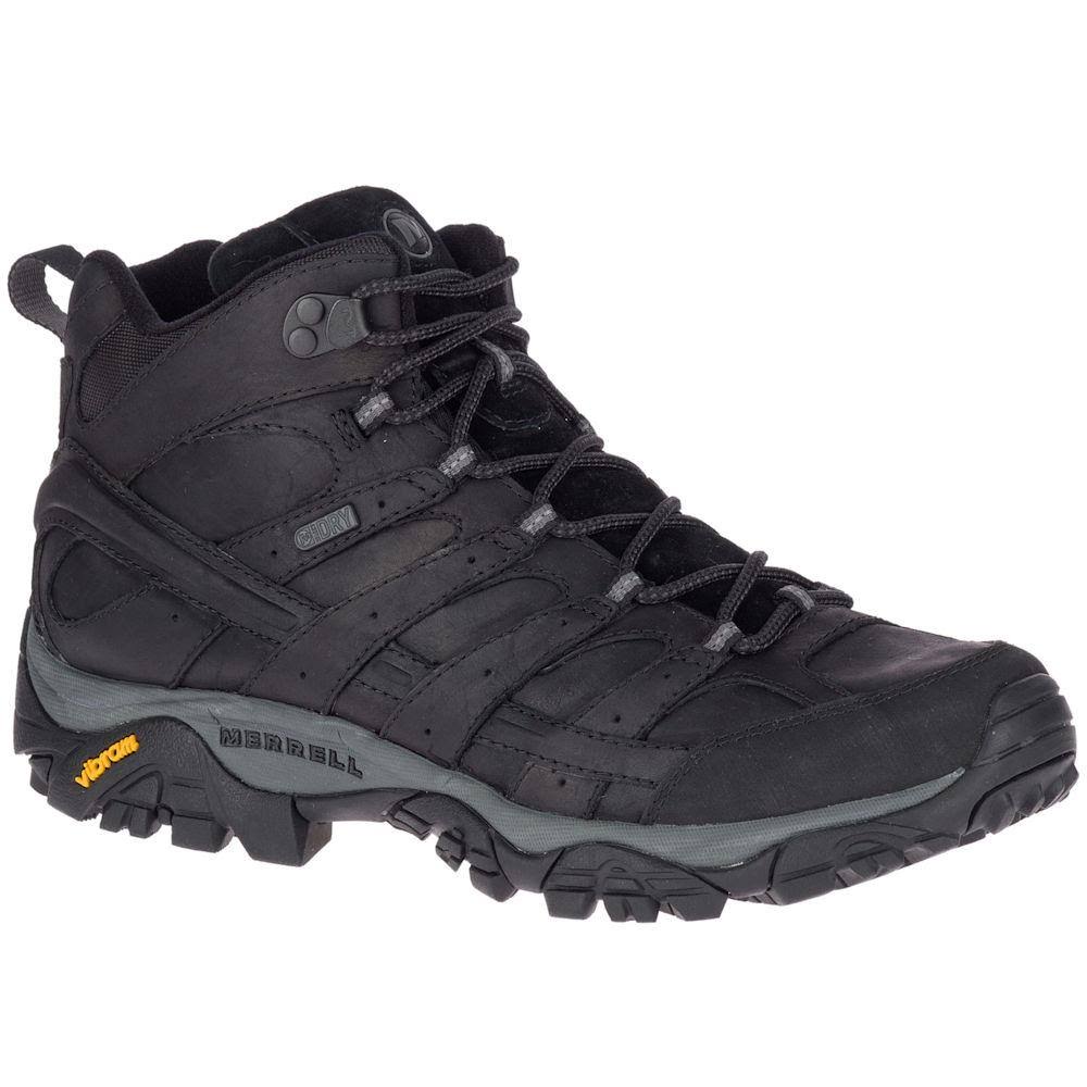 Merrell Men&s Moab 2 Prime Mid Waterproof, Size: 7.5, Black
