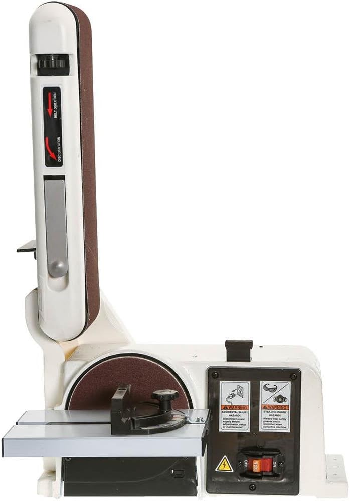Shop Fox W1855 Horizontal/Vertical Belt Sander With 6" Disc
