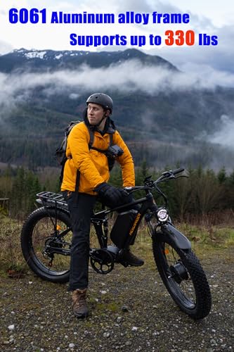 2000W Dual Motor Electric Bike for Adults, 35 Mph 60 Miles AWD Ebike, 48V 22.4Ah Fat Tire MTB E Bikes