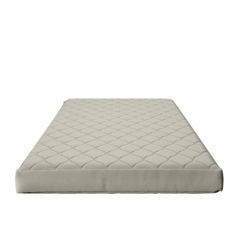 DHP Dana 6 inch Quilted Twin Mattress with Removable Cover in Gray