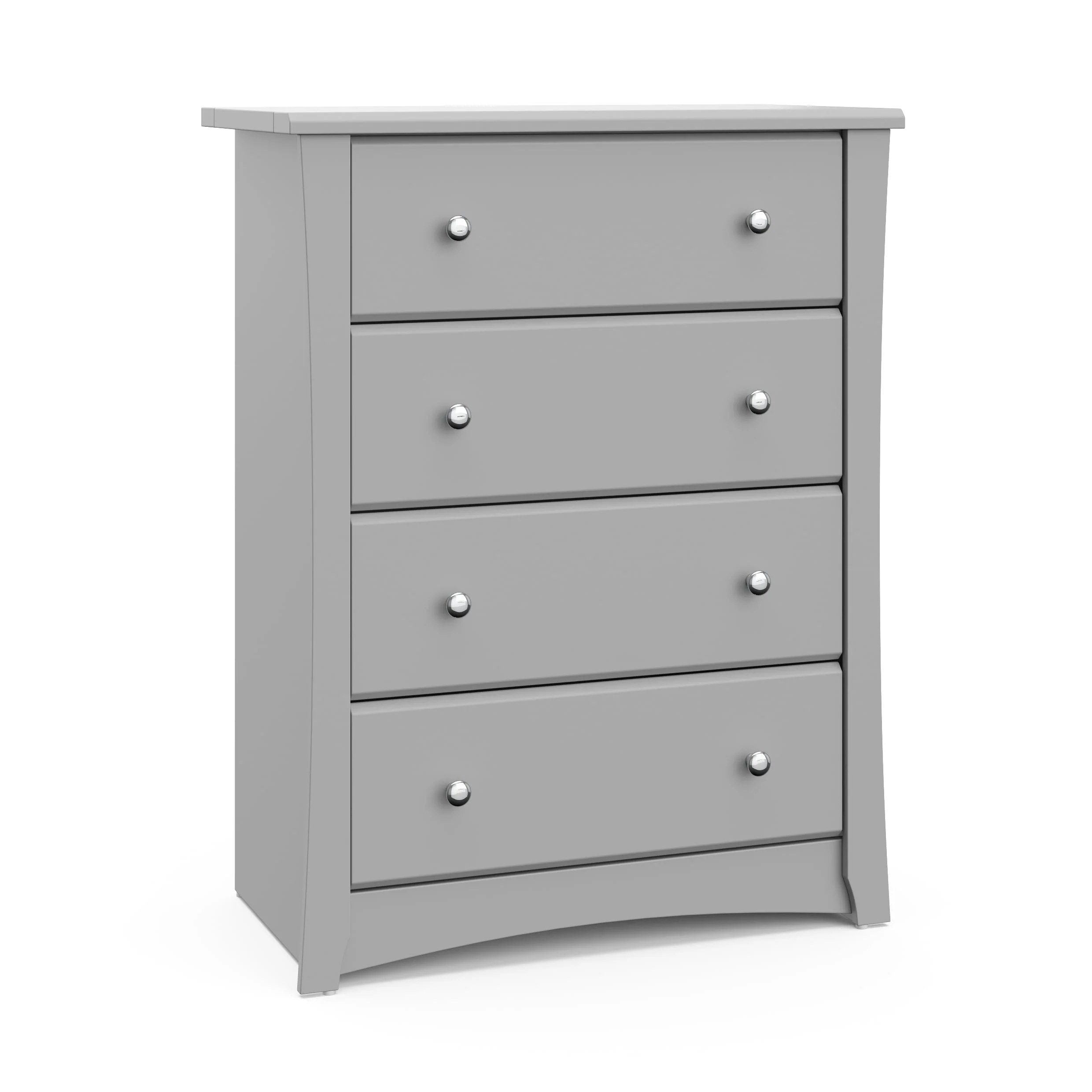 Storkcraft Crescent 4 Drawer Kids Dresser White