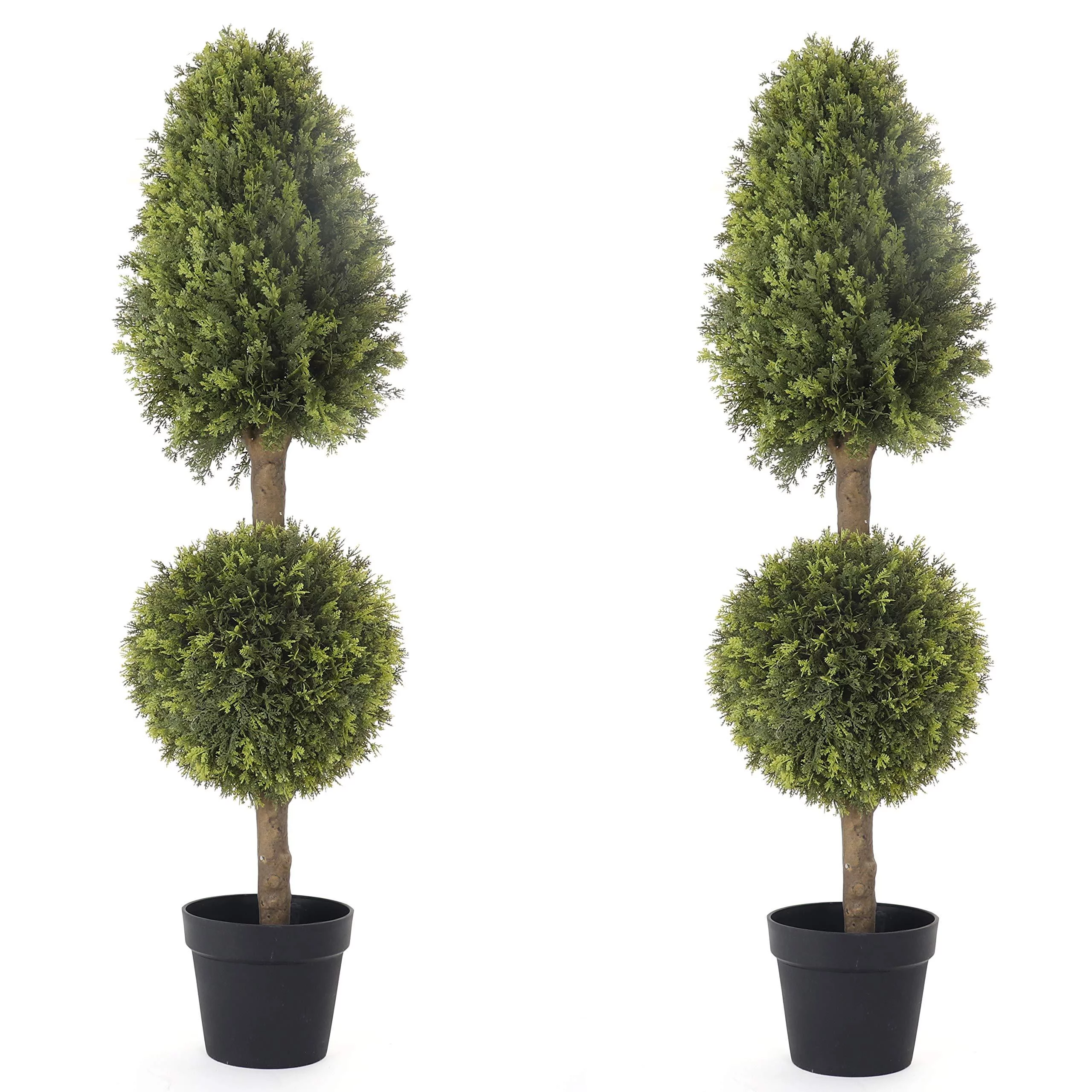 Bornbridge Artificial 4' Topiary Ball Tree (Cypress, 2 Pack)