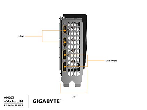 GIGABYTE Radeon RX 6700 XT Gaming OC 12G Graphics Card, WINDFORCE 3X Cooling System, 12GB 192-bit GDDR6, GV-R67XTGAMING OC-12GD Video Card