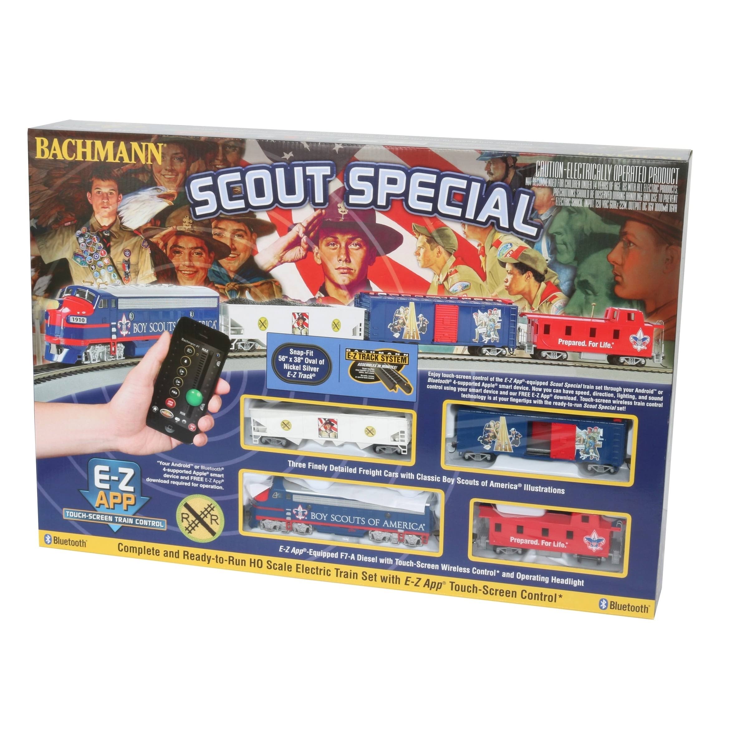 Bachmann Scout Special - Boy Scouts of America E-Z App HO Train Set