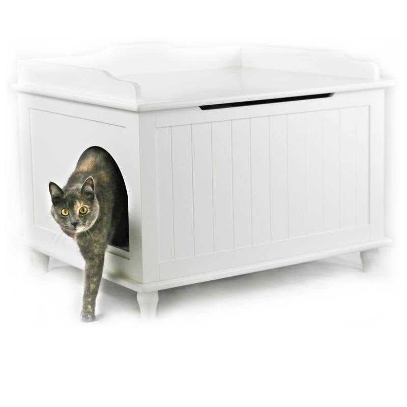 Designer Catbox Jumbo Litter Box Enclosure in Black