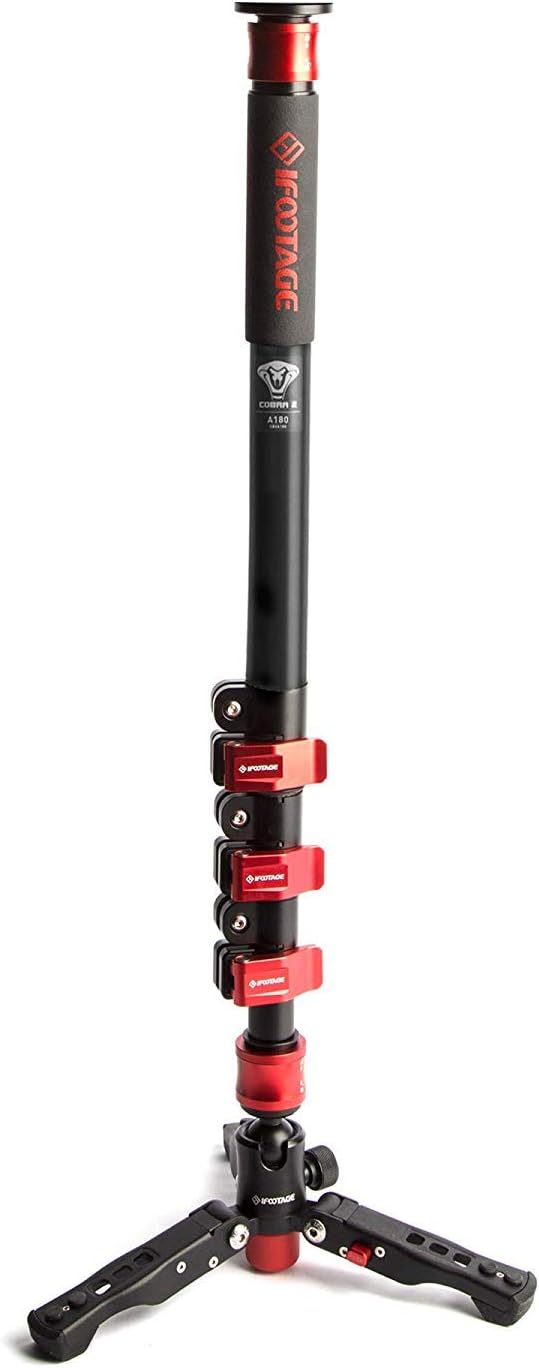 IFOOTAGE Cobra 2 3-in-1 Camera Monopod, Telescopic Video Monopod,71 Professional Photography Tripod Monopod