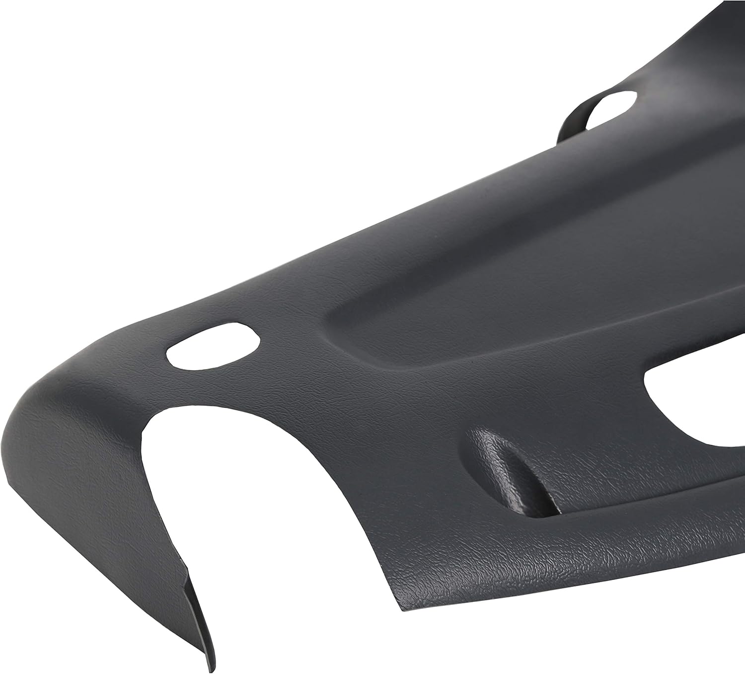ECOTRIC Front Dash Pad Cover Overlay Dashboard Cap Compatible with 1998-2001 Dodge Ram Trucks Gray Molded Dash Bezel Protector