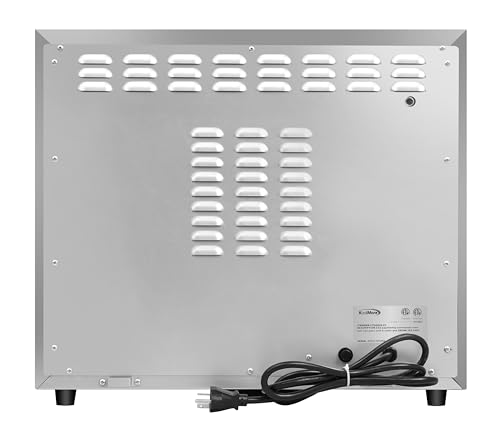 KoolMore 32 in. Commercial Countertop Convection Oven, Holds Full Size Pans, 4 Racks and 3500W of Power, 240V in Stainless-Steel