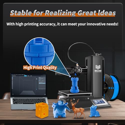 MALYAN M320 FDM Mini 3D Printer,Fully Assembled 3D Printers Easy for Beginners and Kids, High Printing Accuracy, Printing Size 150 * 150 * 150 mm