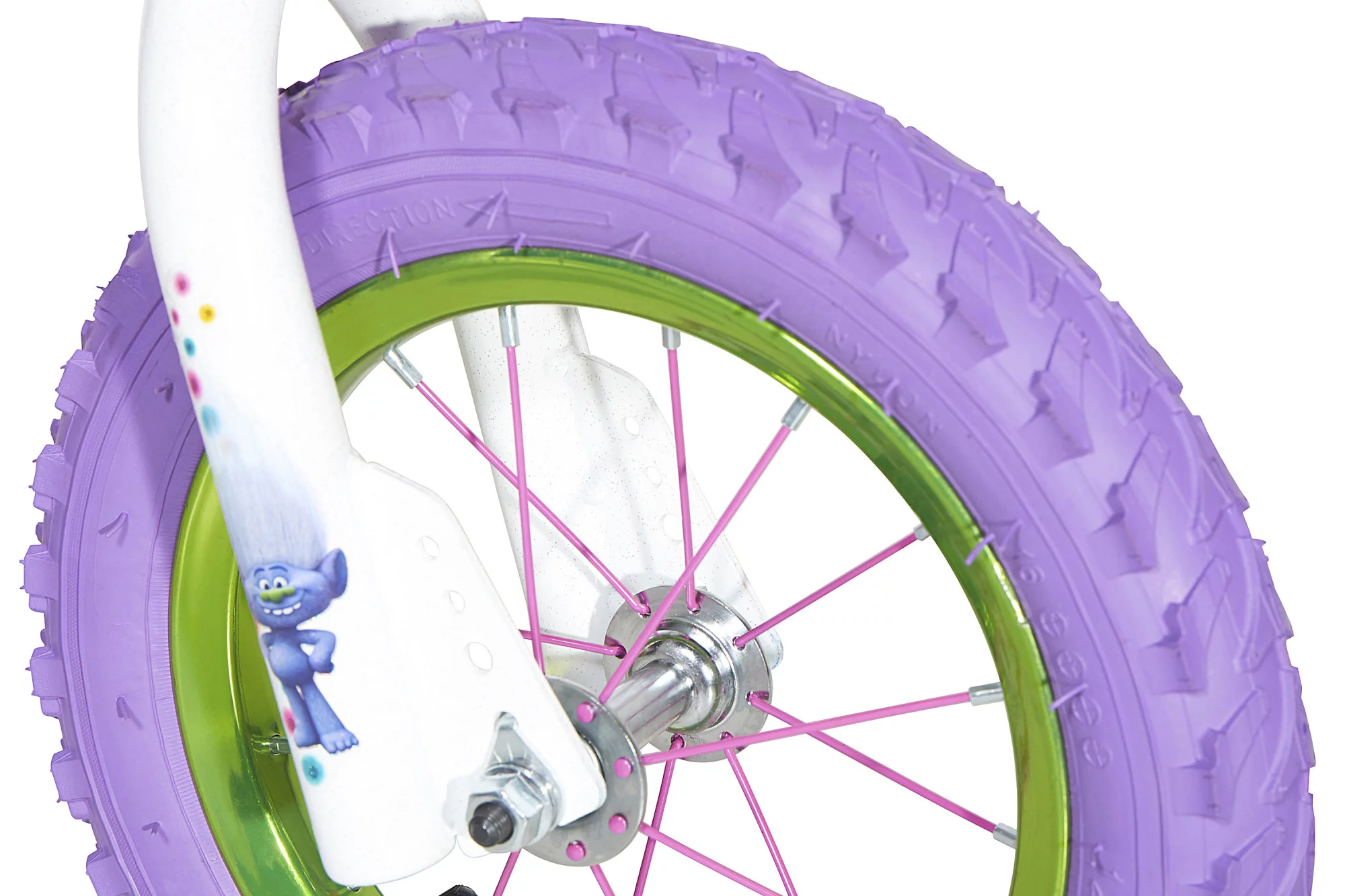 Dynacraft Trolls 12-Inch Girls BMX Bike For Age 3-5 Years