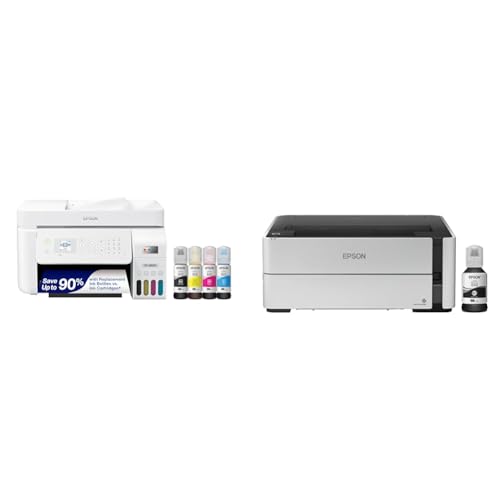 Epson EcoTank ET-4800 Wireless All-in-One Cartridge-Free Supertank Printer with Scanner, Copier, Fax, ADF and Ethernet – Ideal-for Your Home Office