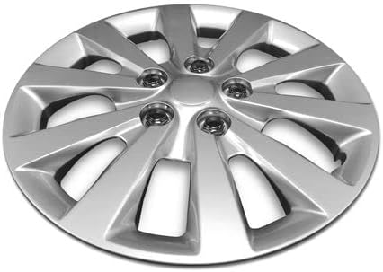 16 inch Hubcap for 2013-2019 Nissan Sentra Wheel Cover 16 in Hub Cap Silver - Set of 4 Pcs