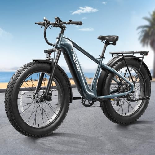 Electric Bike for Adults with 960W(Peak), 26" Fat Tire Electric Mountain Bike，48V 15AH Removable Battery Ebike