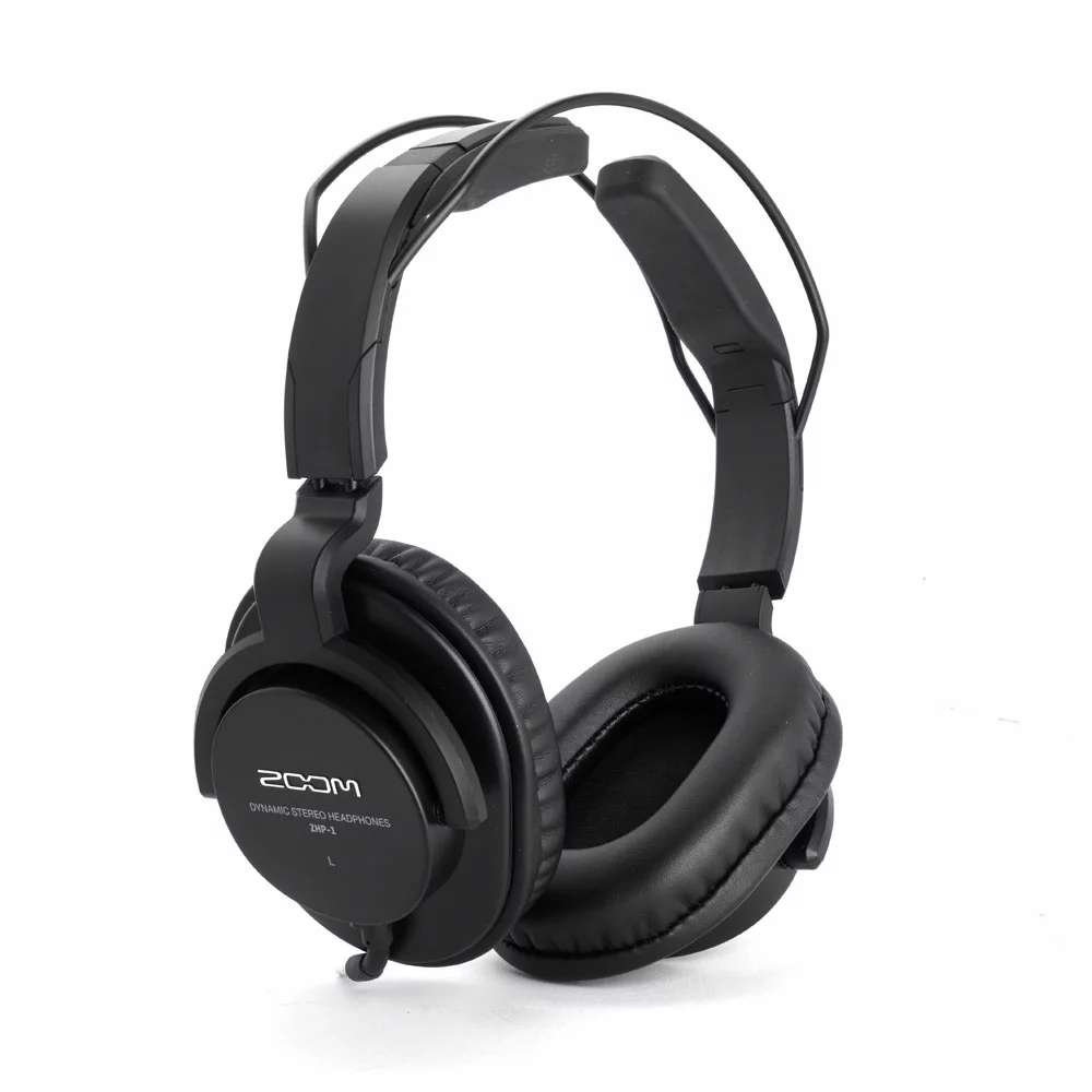 Zoom H6 All Black Six Track Portable Recorder Podcasting Bundle with Zoom Dynamic Mic + Headphones + Accessories