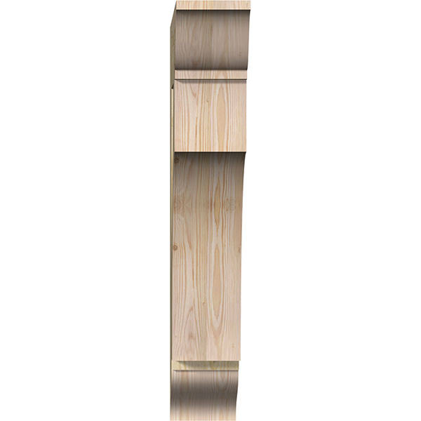 6x22W x 24x22D x 36x22H Westlake Traditional Rough Sawn BRACKET, Douglas Fir