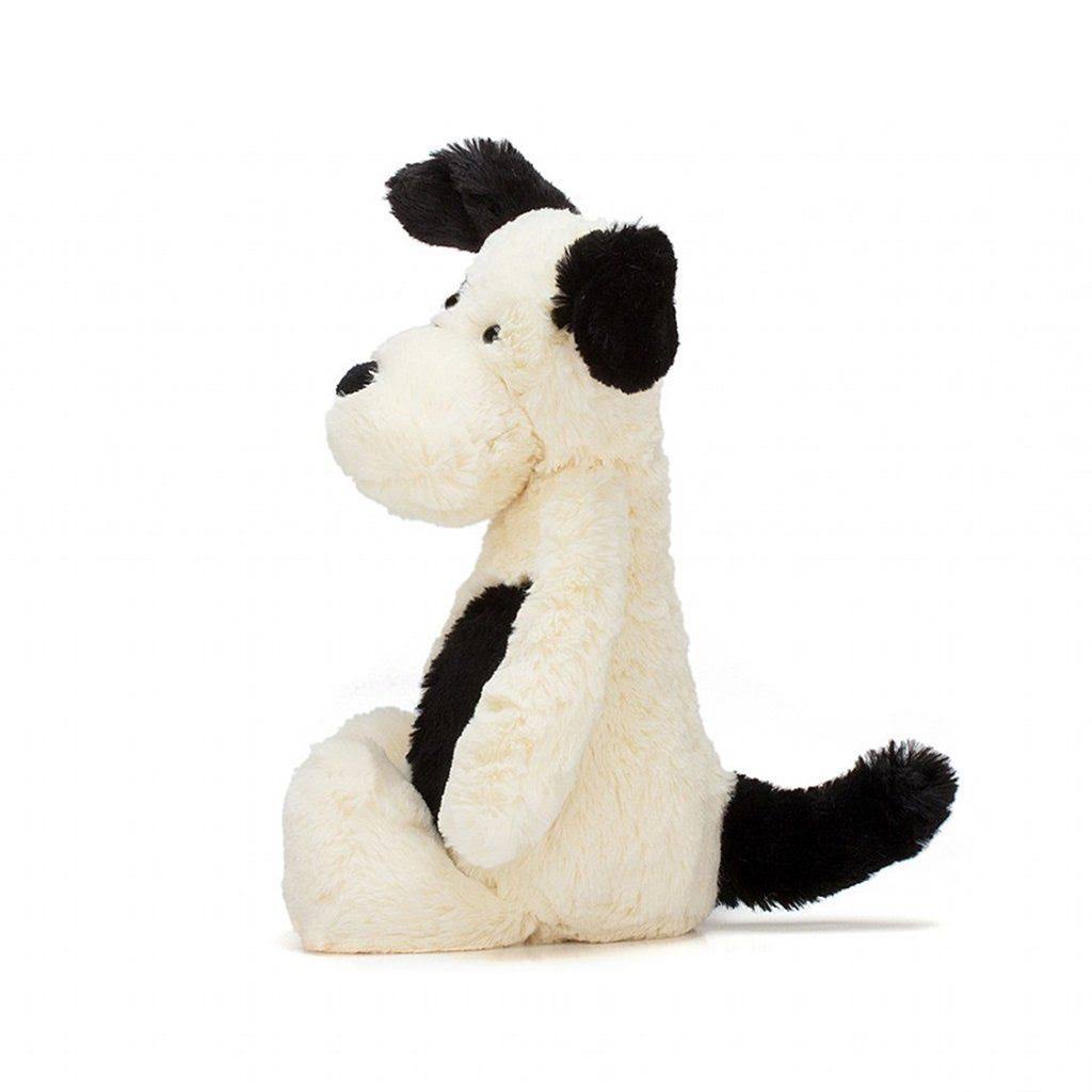 Jellycat Infant Bashful Huge Puppy Plush, Black/Cream