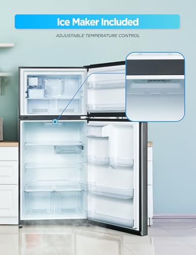 Commercial Cool 11.1 Cu. Ft. Convertible Freezer Refrigerator, Upright Fridge with Glass Shelves, Reversible Door, ENERGY STAR rated, Auto Defrost