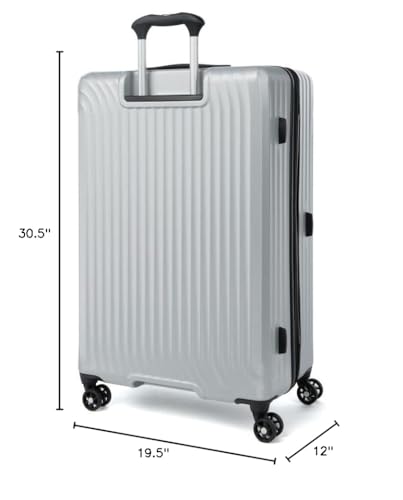 Travelpro Maxlite Air Hardside Expandable Carry on Luggage, 8 Spinner Wheels, Lightweight Hard Shell Polycarbonate Suitcase, Shadow Grey