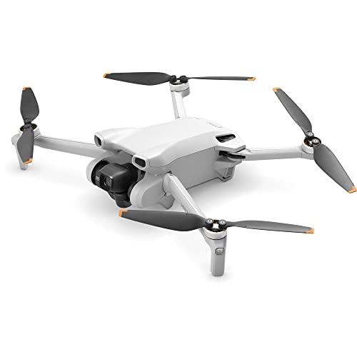 DJI Mini 3 Camera Drone Quadcopter + RC-N1 Controller (No Screen) + Fly More Kit, 4K Video, 38min Flight Time, True Vertical Shooting
