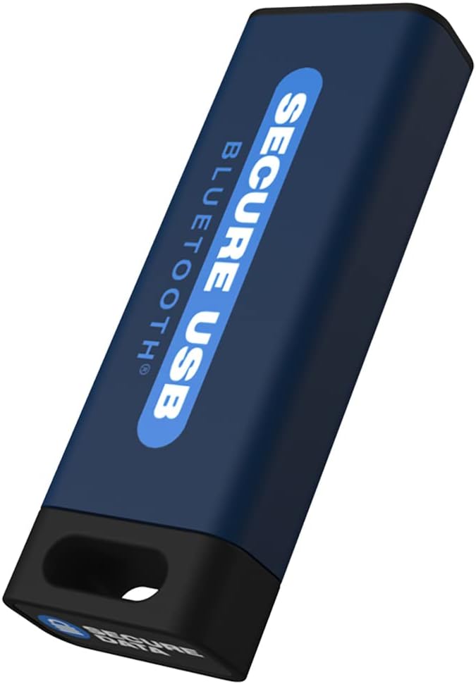 SecureData 64GB SecureUSB BT Encrypted Flash Drive with Wireless Authentication