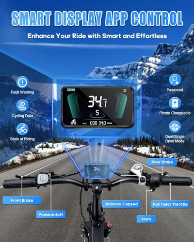 Wallke H9 AWD 3200W Dual Motor Electric Bike for Adult, 48V 82Ah/60Ah Sam-sung Cell Battery, 240-130 Mile 34MPH Fast Ebike