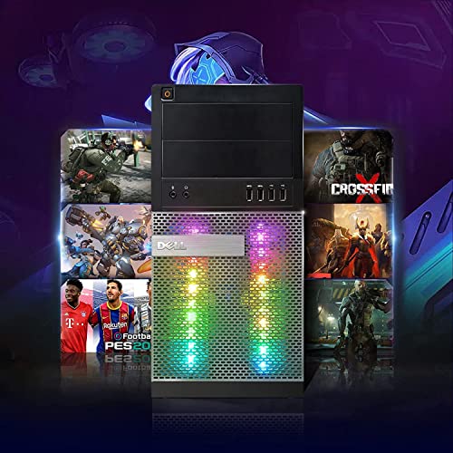 Dell RGB Gaming Desktop PC, Intel I7 3.4Ghz, GeForce GTX 1660 Super 6G GDDR6, 32G Memory, 512G SSD, 3T, WiFi, BT 5.0, RGB Keyboard & Mouse