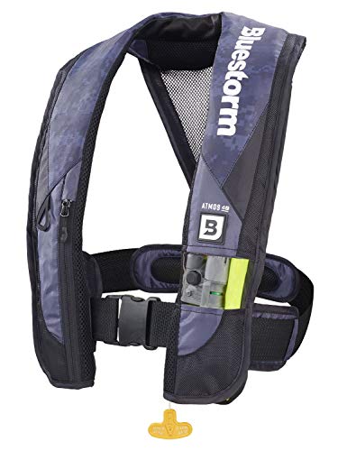 BLUESTORM Atmos 40 Automatic/Manual Inflatable PFD Life Jacket for Adults | US Coast Guard (USCG) Approved Life Vest