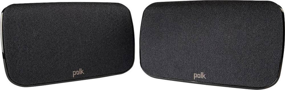 Polk Audio SR1 Surround channel Speakers - Pair - Wireless - Black - Avayadevconnect