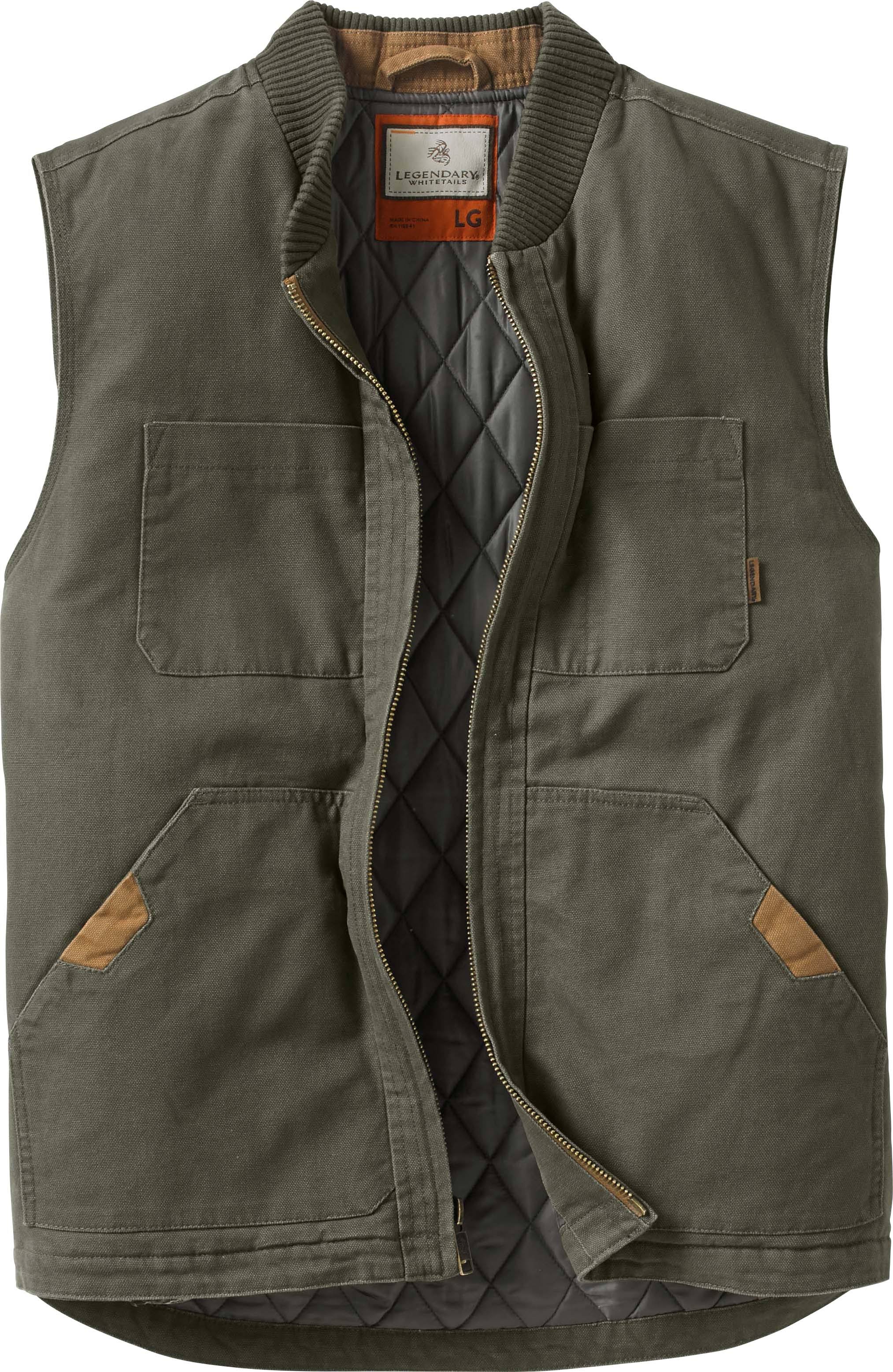 Legendary Whitetails Men&s Canvas Cross Trail Vest