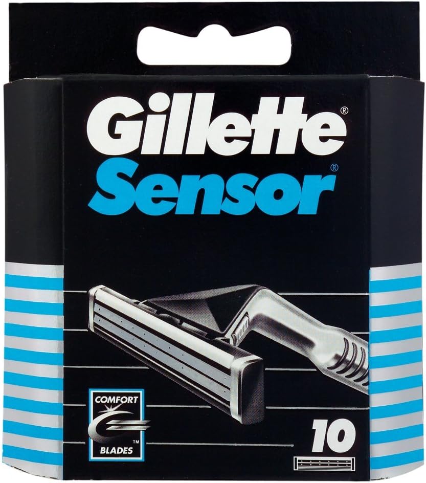 Gillette Sensor Refill Razor Blade Cartridges - 10 Pack