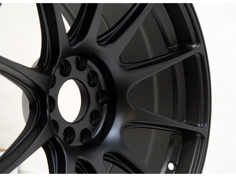 XXR 527 17x9.75 5x100/5x114.3 25et Flat Black Wheel