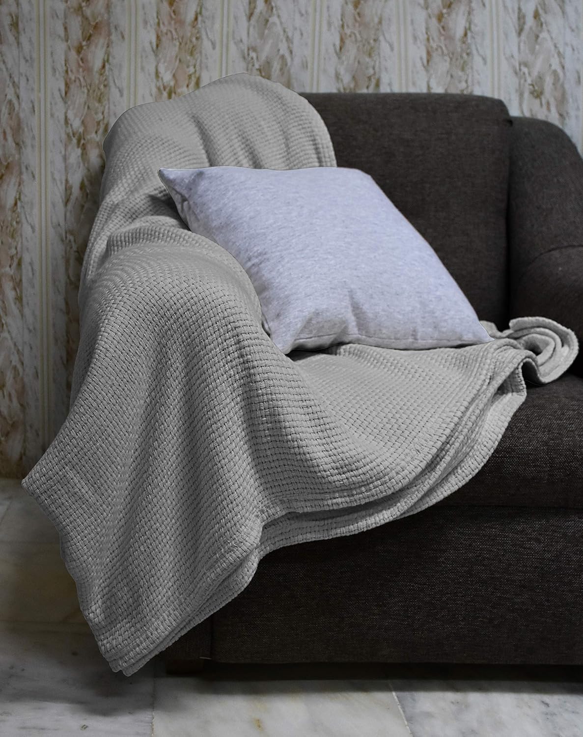Briarwood Home – 100% Soft Premium All Season Cotton Throw Size Blankets, Lightweight Easy Care Comfortable, Warm