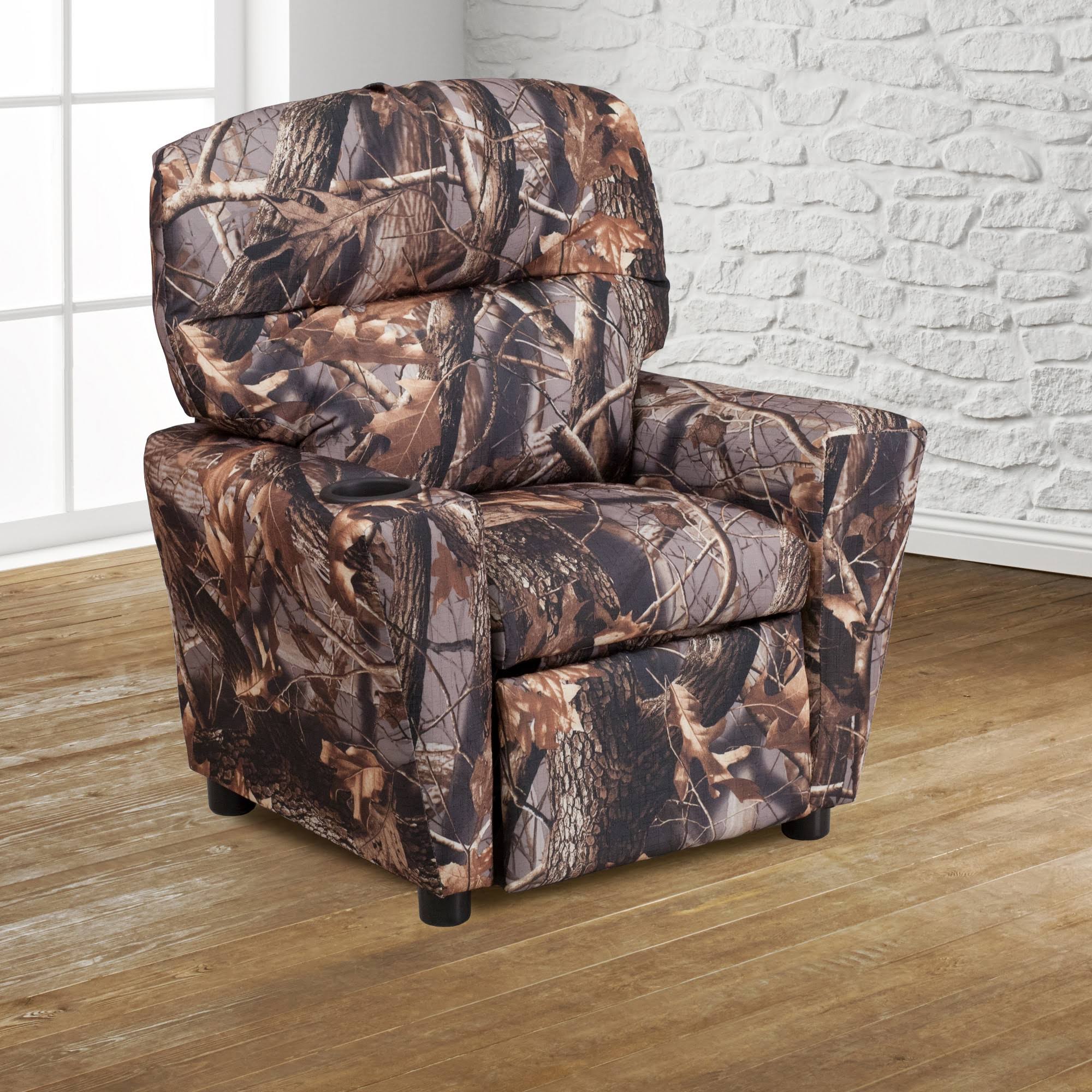 Flash Furniture Fabric Kids Recliner, Camouflage