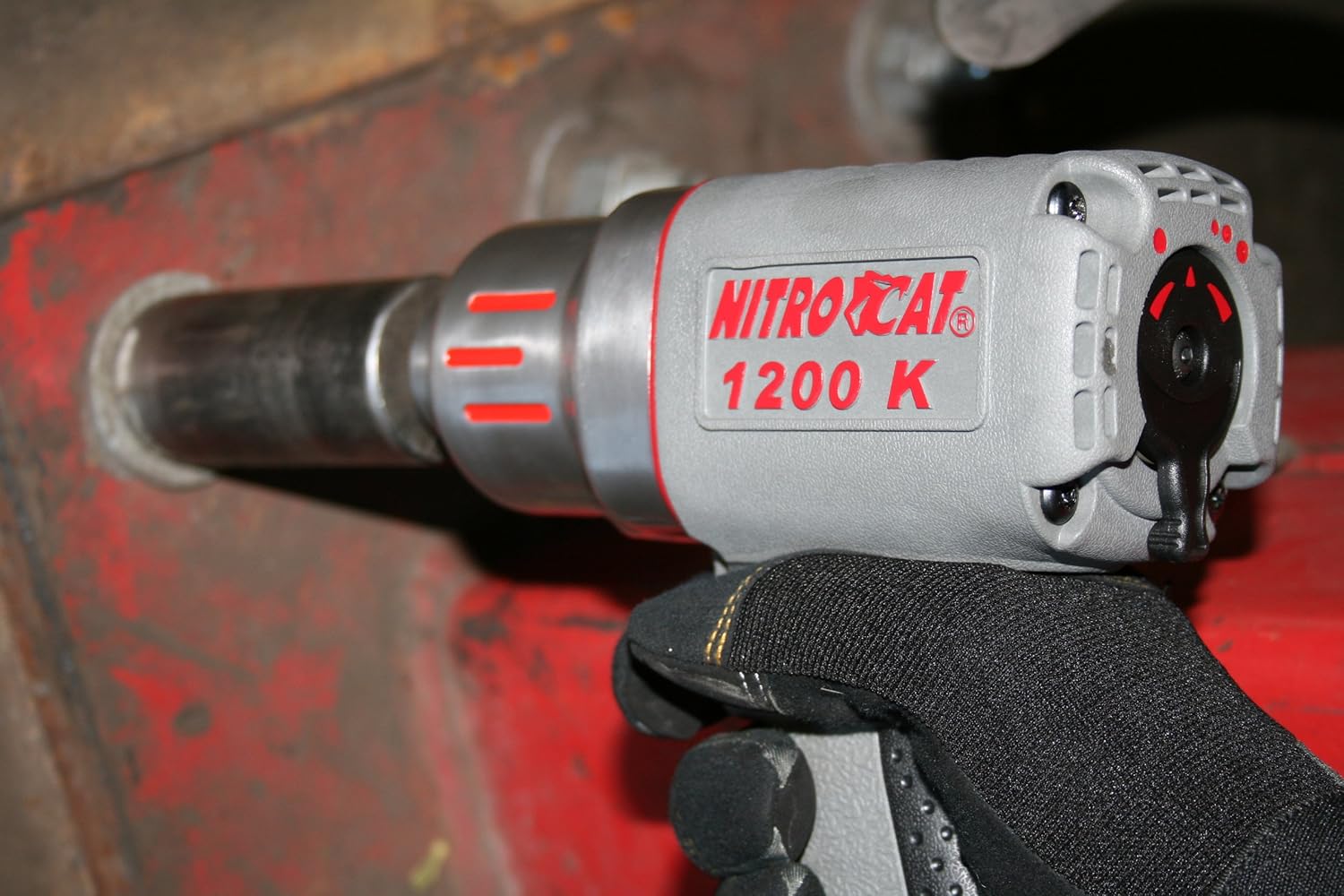 AIRCAT 1200-K 1/2-Inch Nitrocat Kevlar and Composite Twin Clutch Impact Wrench 1295 ft-lbs