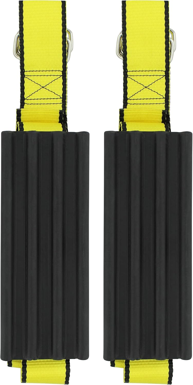 ABN Anti-Skid Car Tire Traction Blocks - 2pk Emergency Block Tire Snow Chains for SUV Trucks Car on Ice Snow Mud Pack of 2