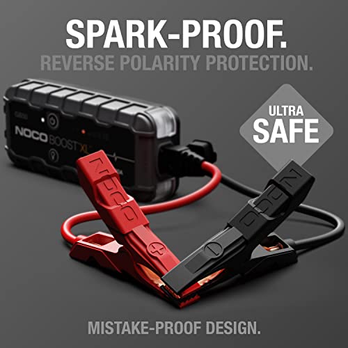 NOCO Boost GB50: 1500A UltraSafe Jump Starter &ndash; 12V Lithium Battery Booster Pack, Portable Jump Box, Power Bank & Jumper Cables
