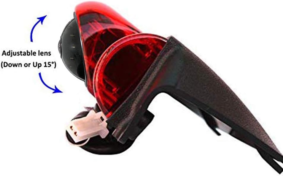 Videosystem Rear View Camera Backup Camera Replacement for Chevy Express GMC Savana Cargo Van Transporter/Savana Explorer 2003-2018 Year Third Brake