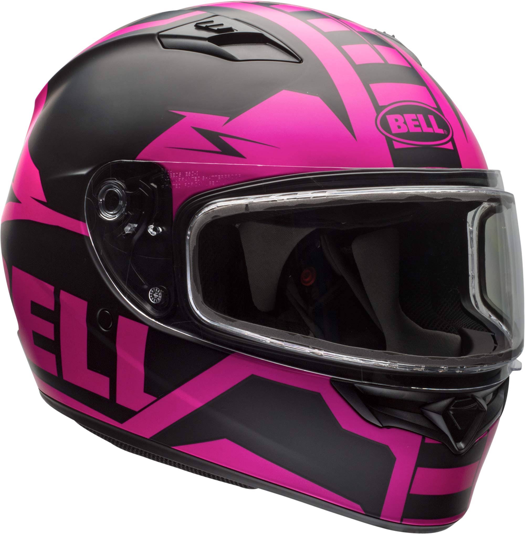 Bell Qualifier Dual Shield Snow Helmet (Matte Pink/Black, Medium)