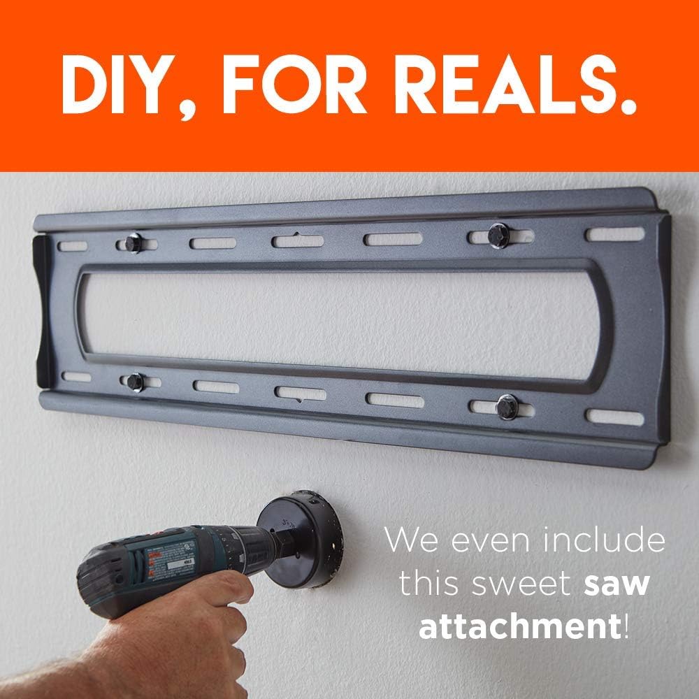 ECHOGEAR in-Wall Cable Concealer Kit - Includes Power & Low Voltage Cable Management - Hide TV Wires When Mounting A TV